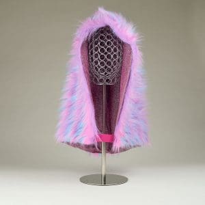 Faux Fur, Glitter Fabric, Elastic Band Connection